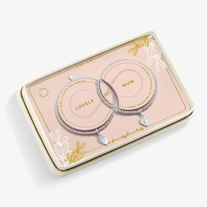MOTHER’S DAY INFINITY BRACELET ‘LOVELY MUM’ SET