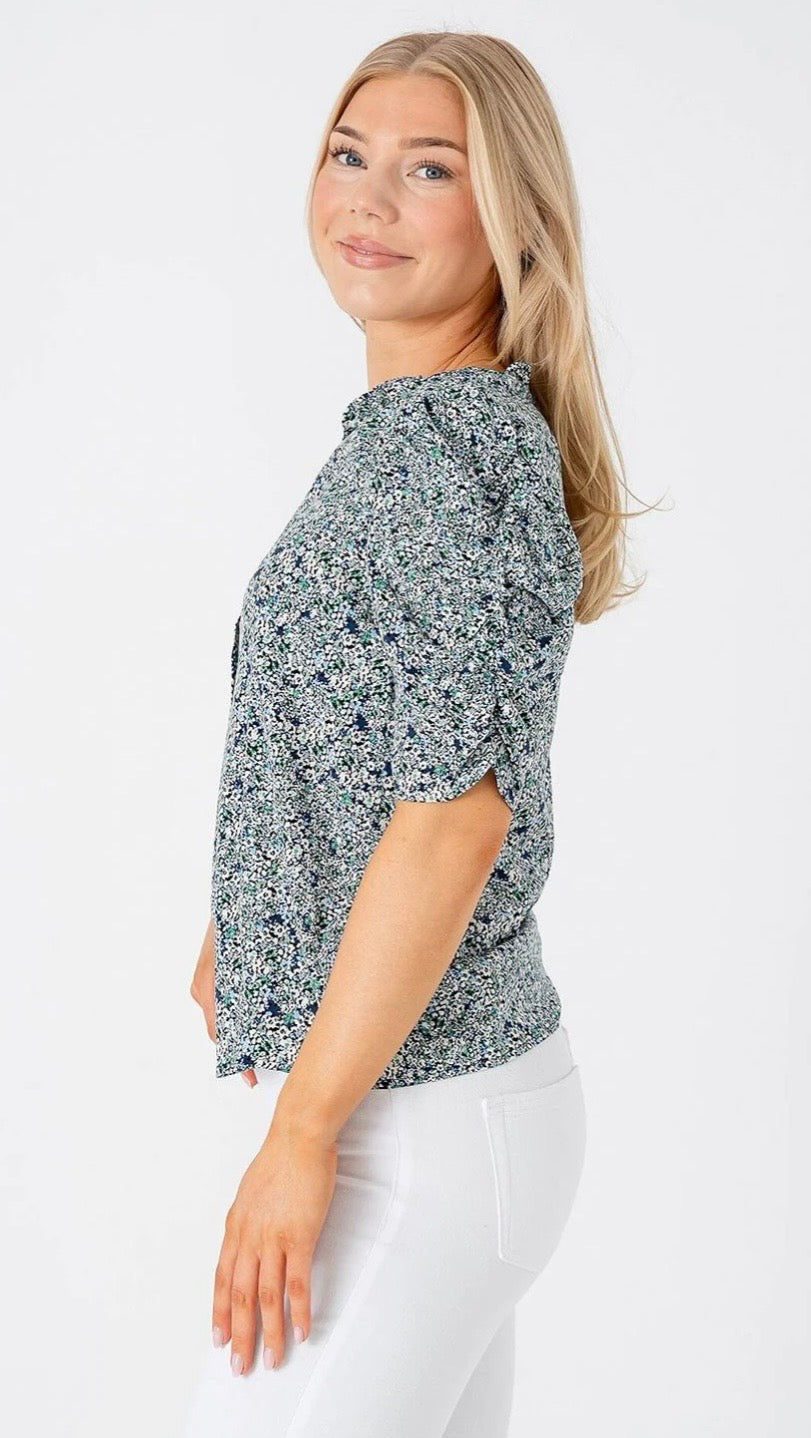 GABRIA FEMI SHIRT FLOWER BLURRED LEPRECHA