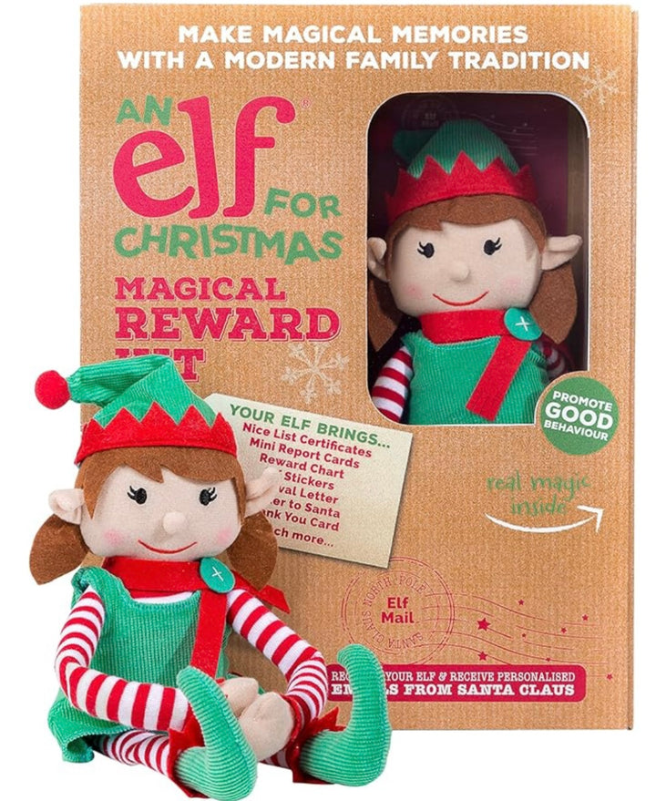 CHRISTMAS GIRL ELF TOY & MAGICAL REWARD KIT