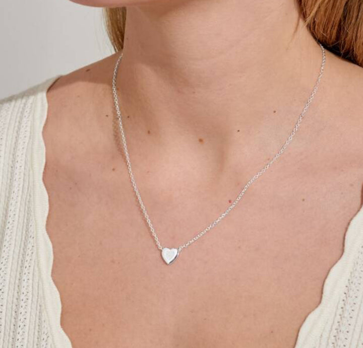 NECKLACE CHRISTMAS CRACKER WITH LOVE SILVER PLATED