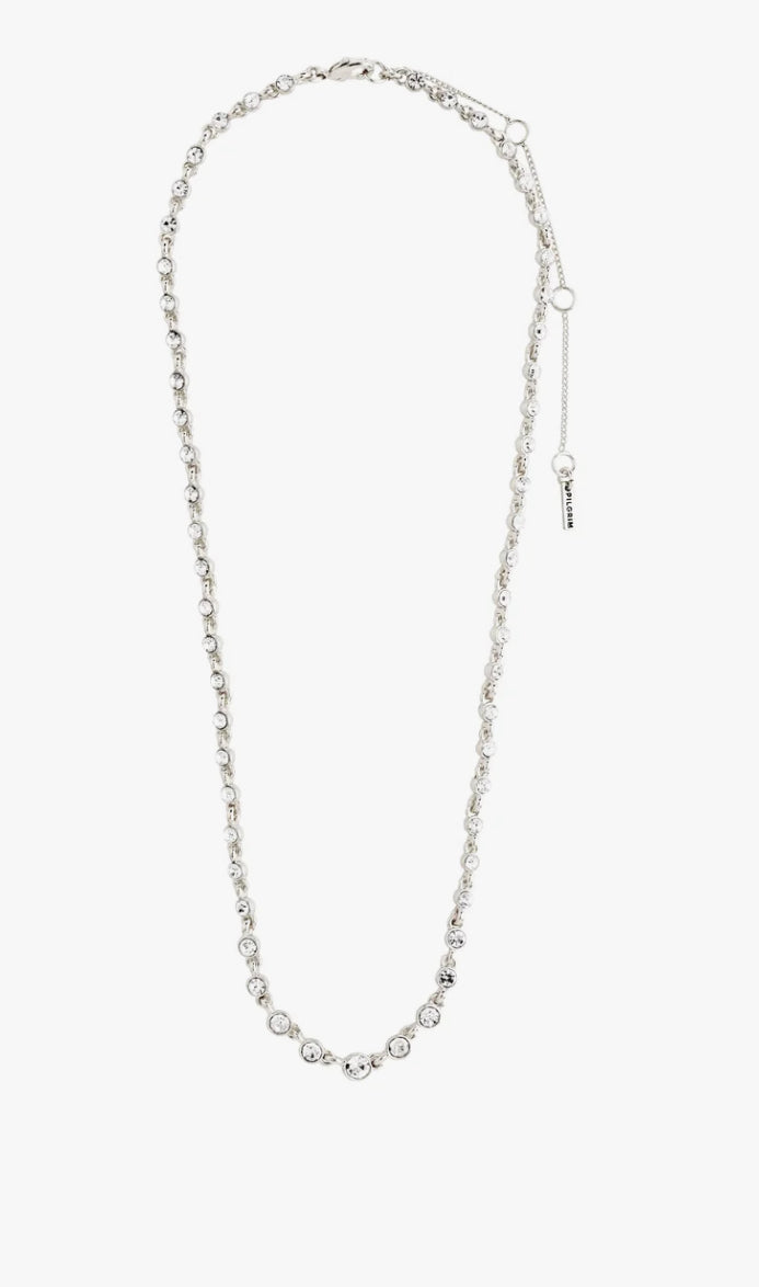 IMOGENE NECKLACE SILVER-PLATED