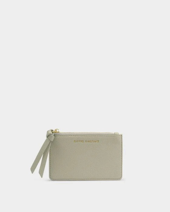 HALLIE COIN AND CARDHOLDER GREEN MIST