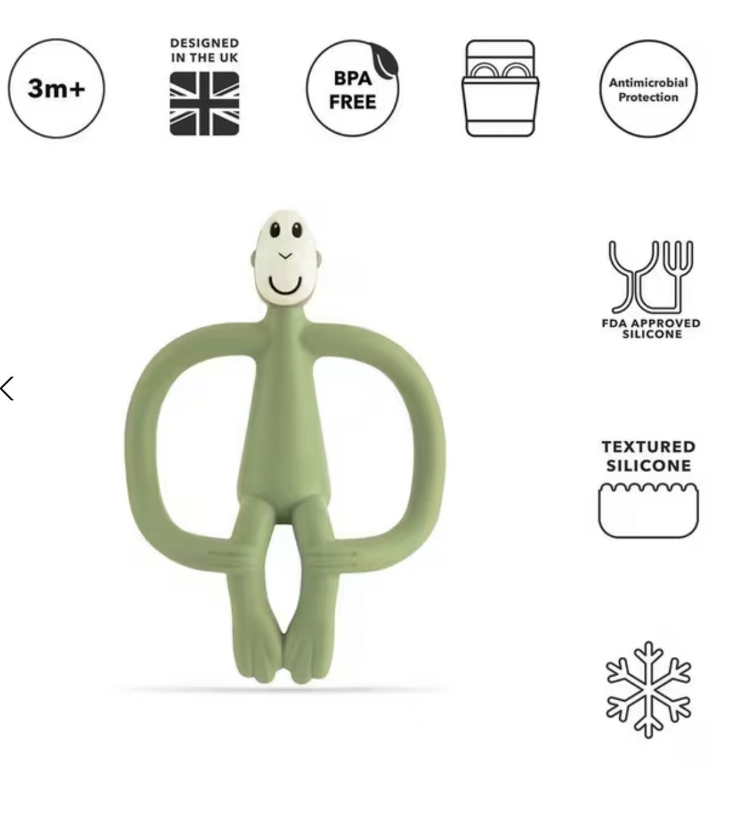 ORIGINAL MONKEY TEETHING GEL APPLICATOR - GREEN