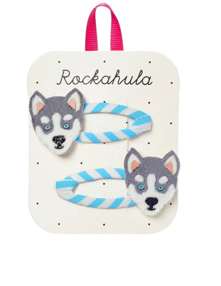 HUSKY DOG CLIPS