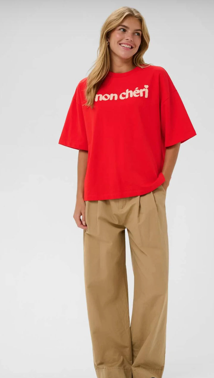 FIERY RED PANNA SWEATSHIRT