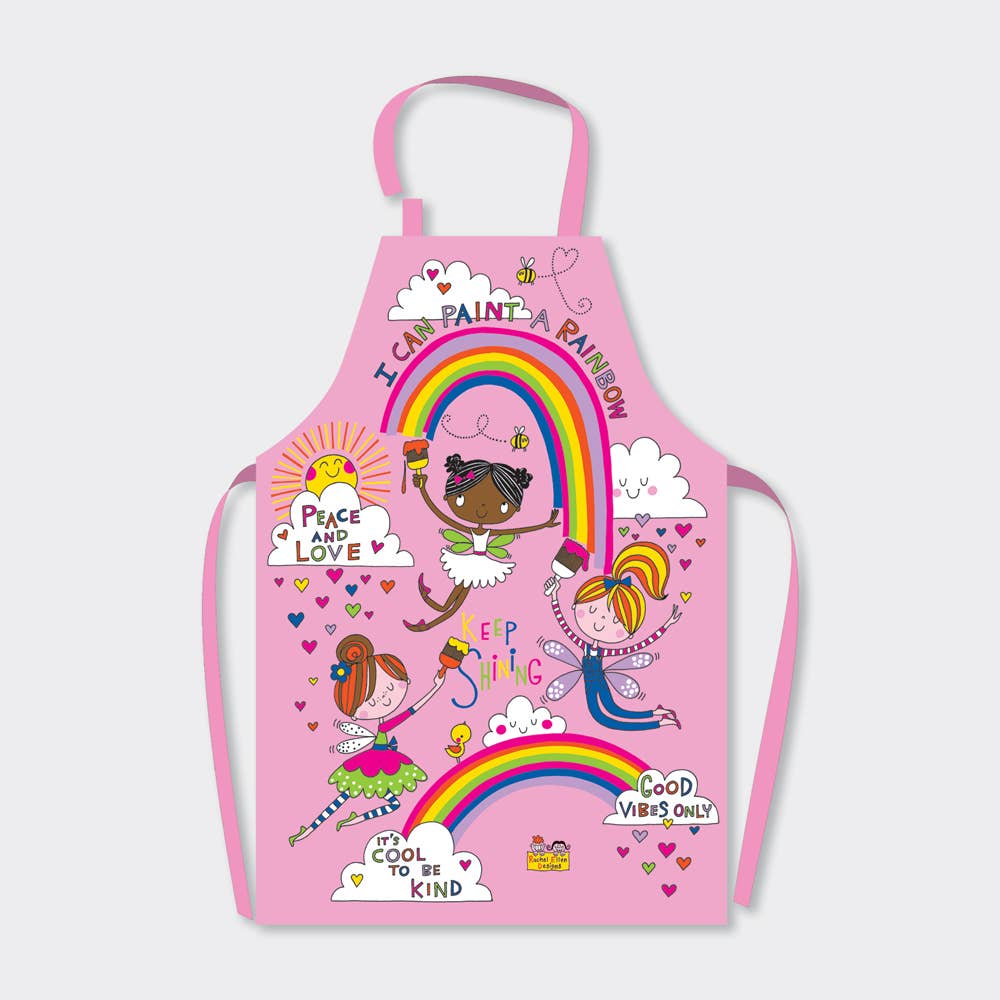 Children's Apron - Paint A Rainbow/Fairies