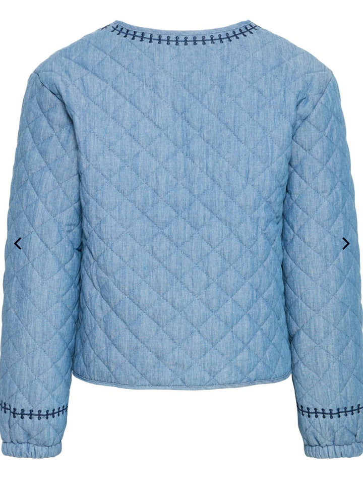 MID BLUE DENIM KISSIA JACKET