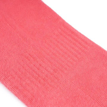 WEMBLEY ORGANIC COTTON CORAL SOCKS