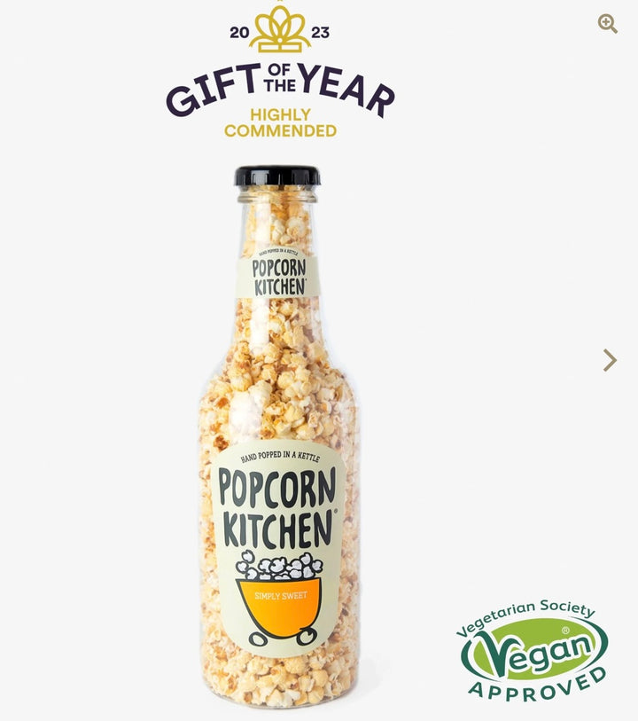 POPCORN KITCHEN SIMPLY SWEET POPCORN GIANT MONEY BOTTLE 550G