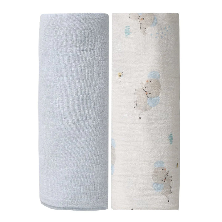 MUSLIN BLANKET 2PK