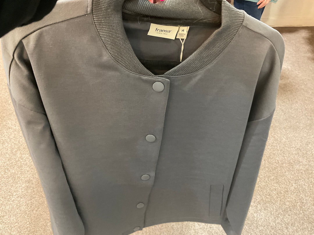 ZABLAZER JACKET GRAY PINSTRIPE