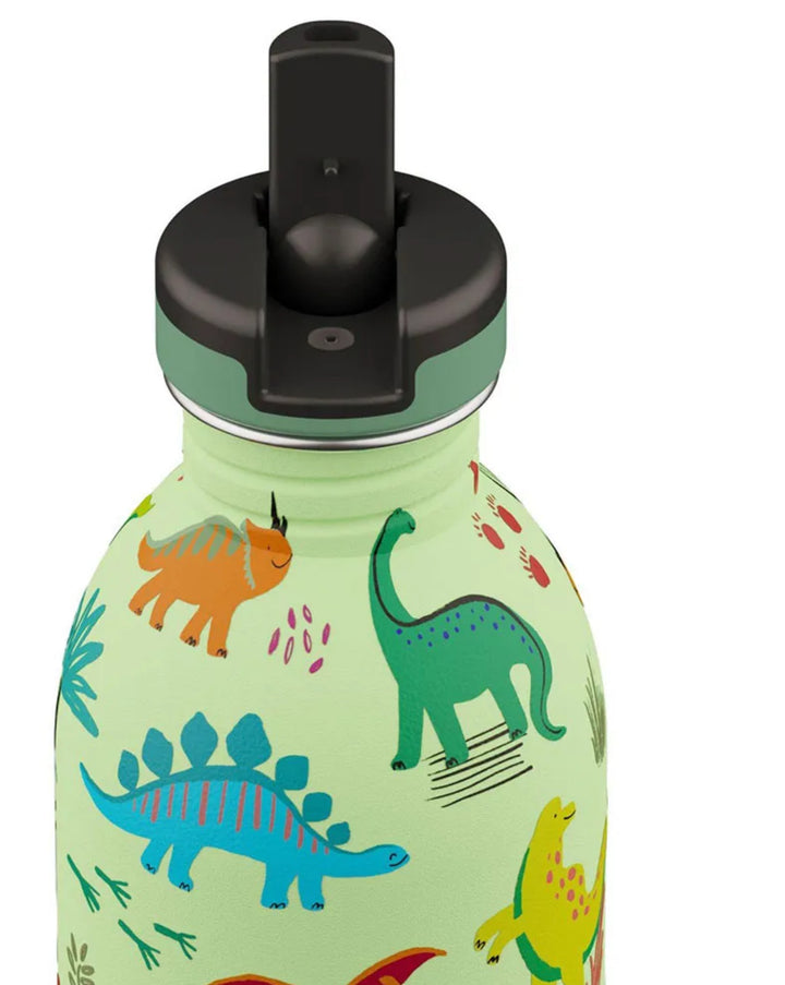 URBAN BOTTLE 250 JURASSIC FRIENDS WITH STRAW