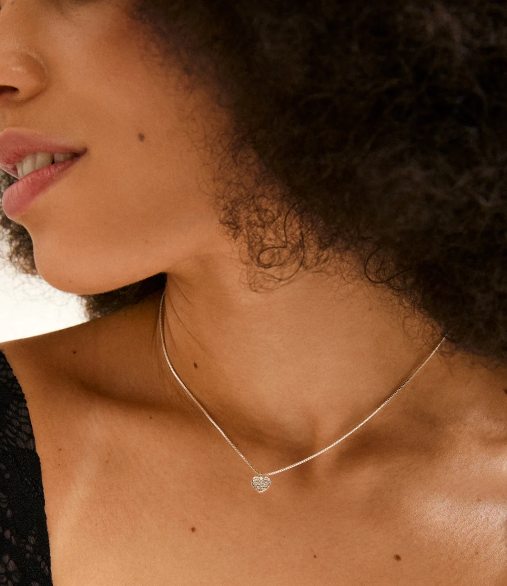 EMMETT NECKLACE SILVER PLATED