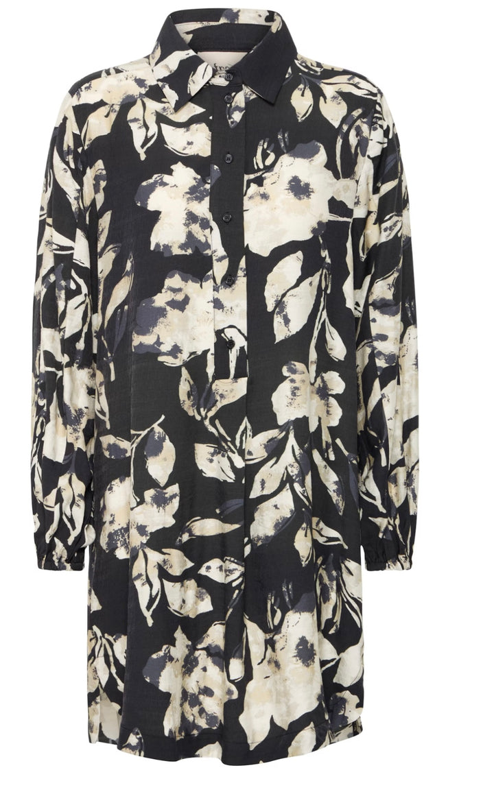 ARIANA DRESS DIS FLORAL BLACK