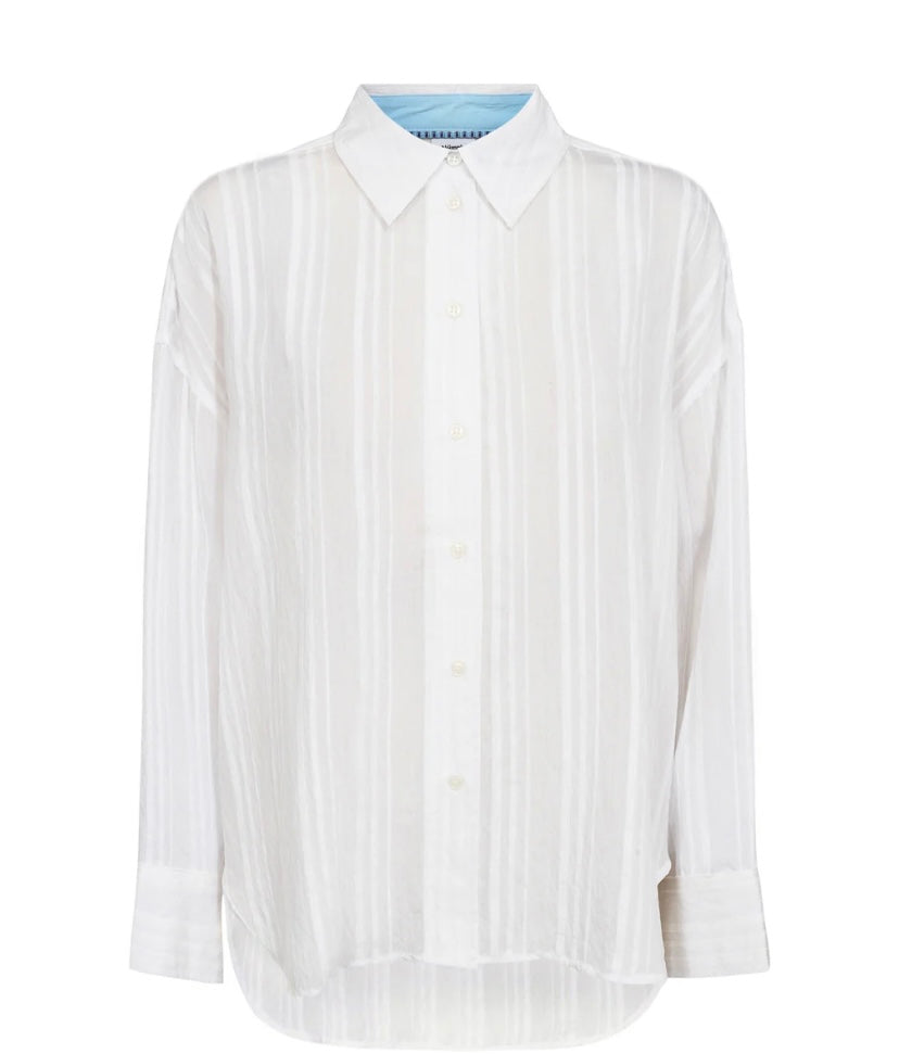 HALSTON SHIRT BRIGHT WHITE