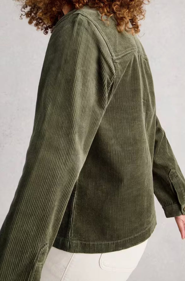 CARRIE CORD JACKET DUS GREEN
