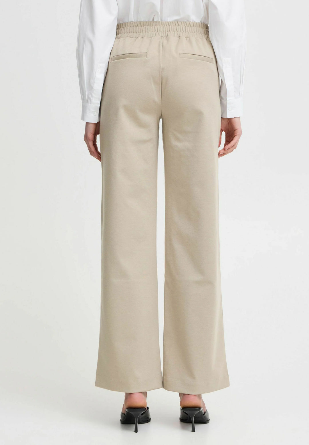 ROASTED CASHEW RIZETTA WIDE LEG TROUSER