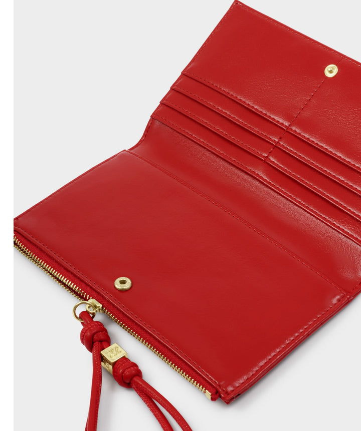 ARDEN LARGE BRAIDED WRISTLET PURSE