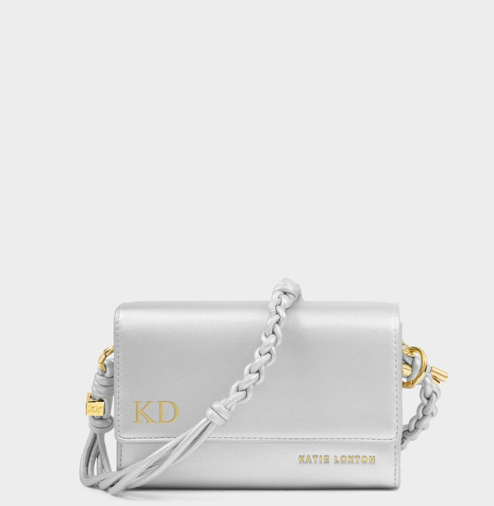 ARDEN BRAIDED MINI BAG| SILVER
