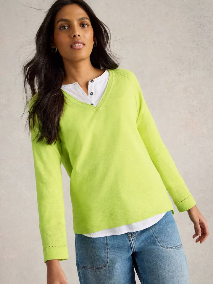 NARIA JUMPER BRIGHT YELLOW