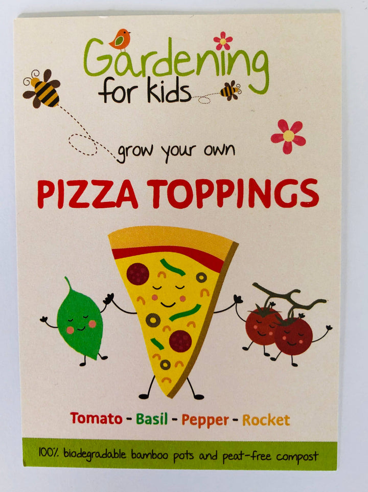 Grow Your Own Pizza Toppings Growing Kit Gift Bag