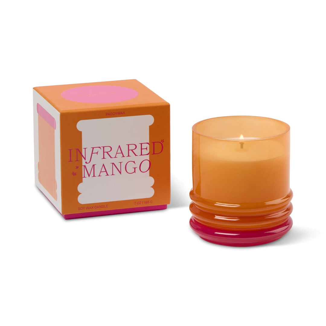 Paddywax Stack Glass Candle Orange - Infrared Mango