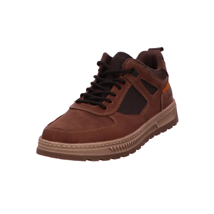 Rieker Men's Brown Lace and Zip Shoes 37004-24
