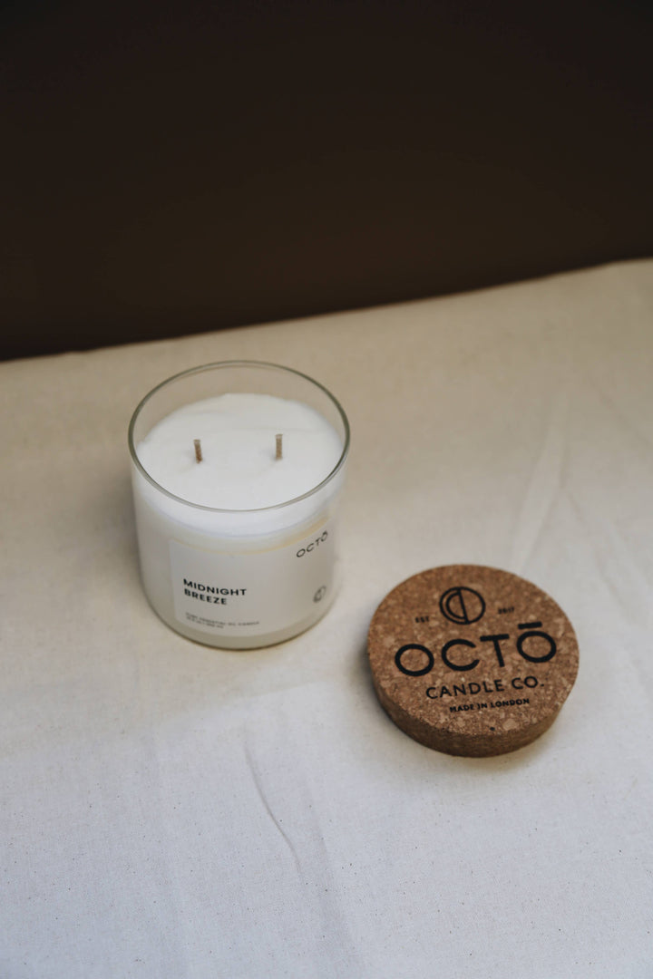 Clear Glass Candle 300ml | 2 wick | Limited Edition: French Lavender