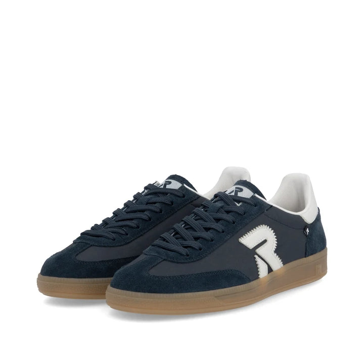 Rieker Sport Men's Blue Leather Trainers U2200-16