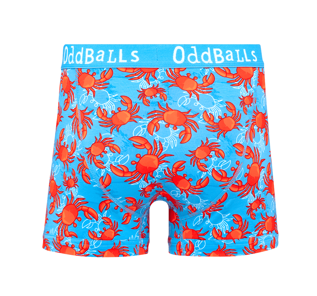 Crabs - Mens Boxer Shorts: Medium