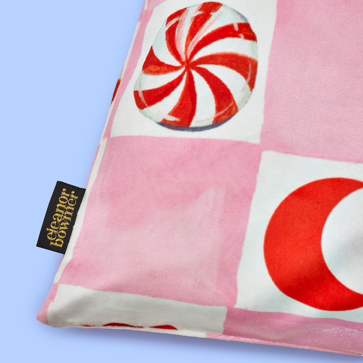 Kissmas Checkerboard Velvet Santa Sack