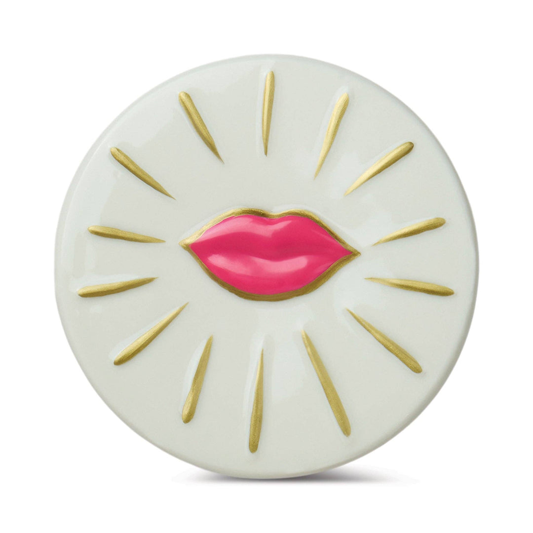 Paddywax Charmed Glass Candle Lips - Smoked Cherry
