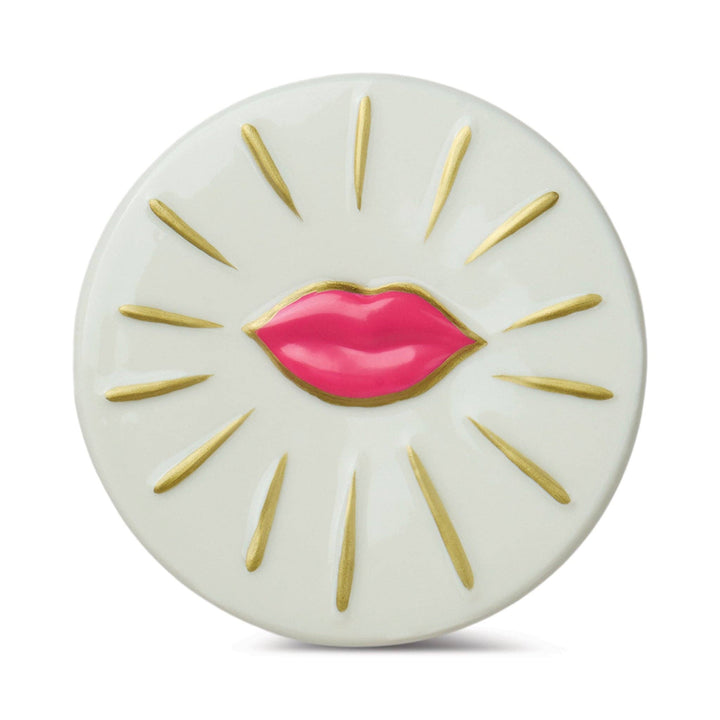 Paddywax Charmed Glass Candle Lips - Smoked Cherry