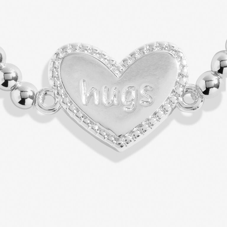 A LITTLE BIG HUGS SILVER PLATED BRACELET