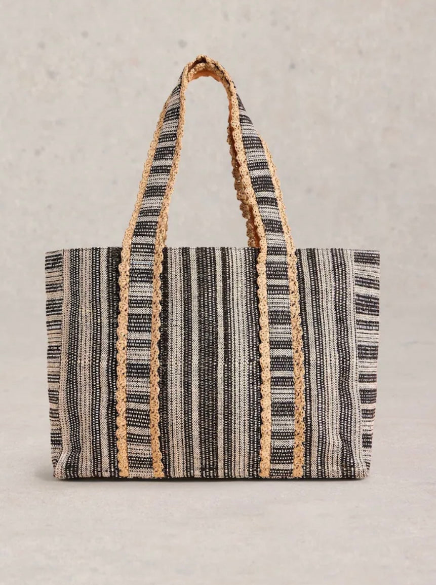 CARLA JACQUARD TOTE BAG