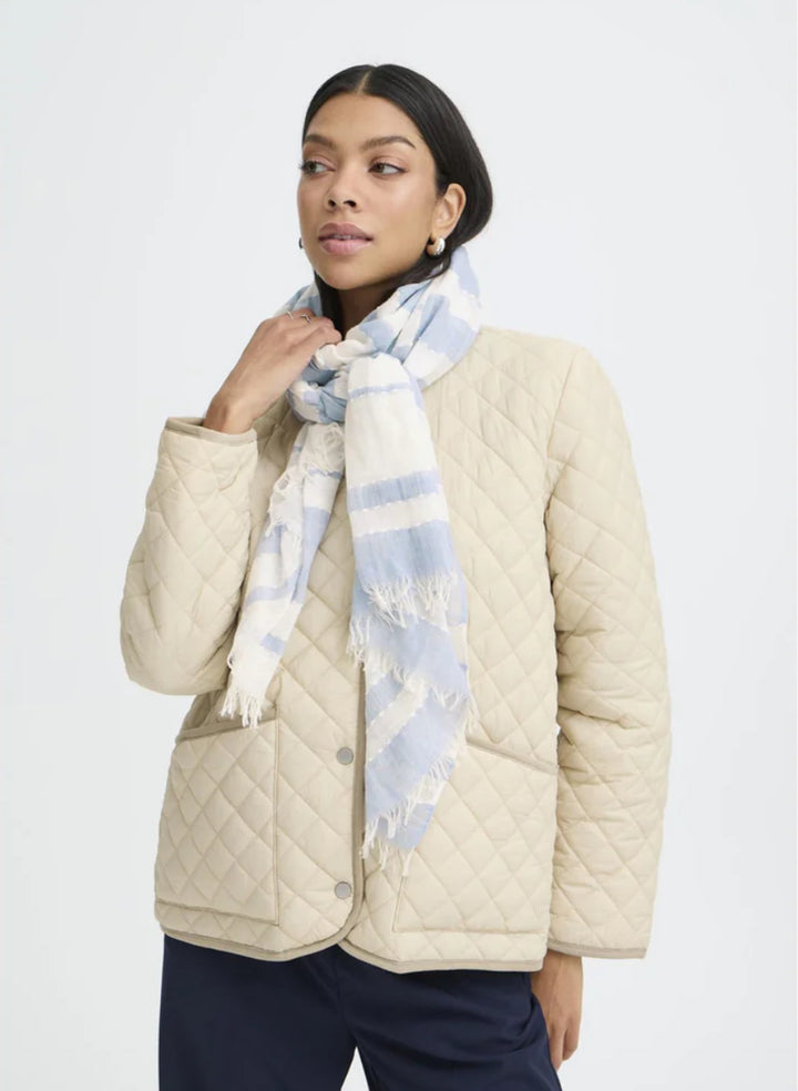 VIOBBY SCARF DELLA ROBBIA BLUE STRIPE