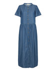 KINDRA DRESS CLEAR BLUE DENIM