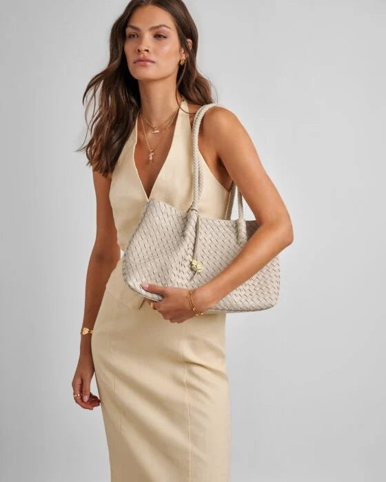 NOVA SMALL SHOULDER TOTE OYSTER