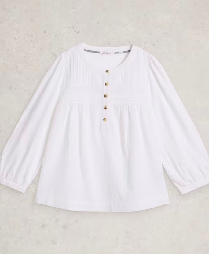 ISLA 3/4 TOP BRIL WHITE
