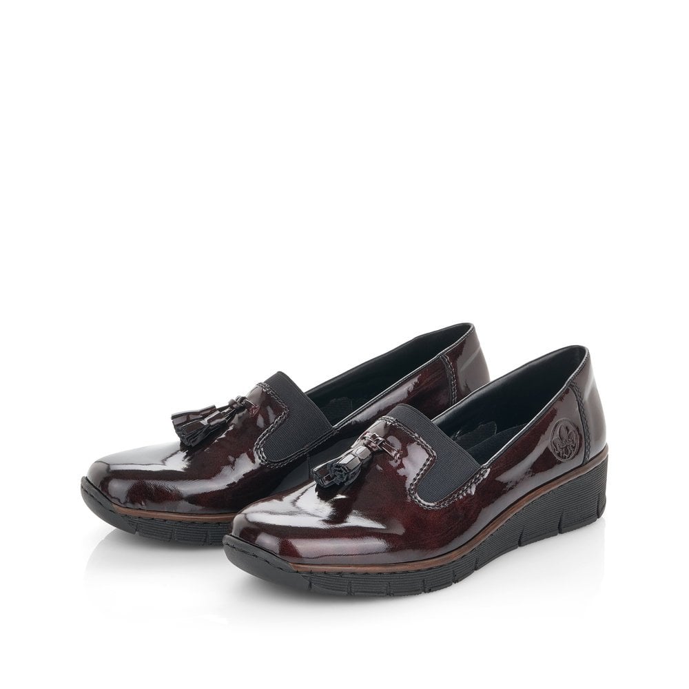 53751-35  RED ELASTICATED SHOE