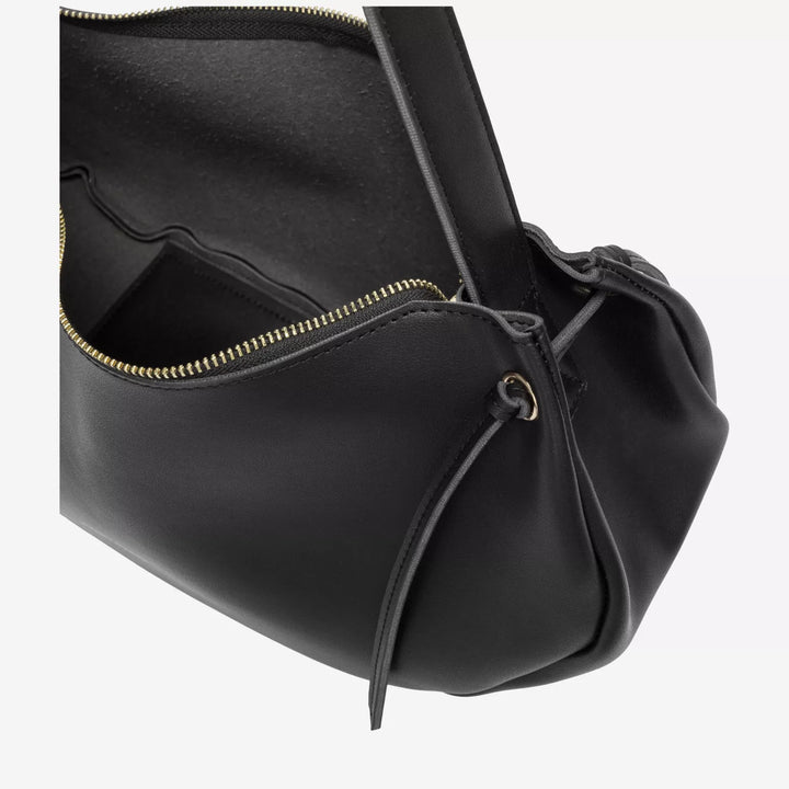 TASSEL SLOUCH SHOULDER BAG BLACK