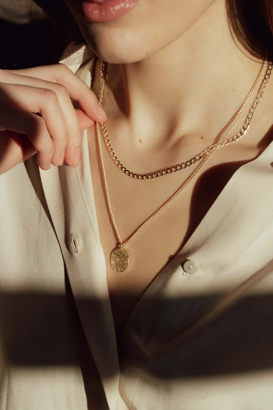SHALE NECKLACE GOLD