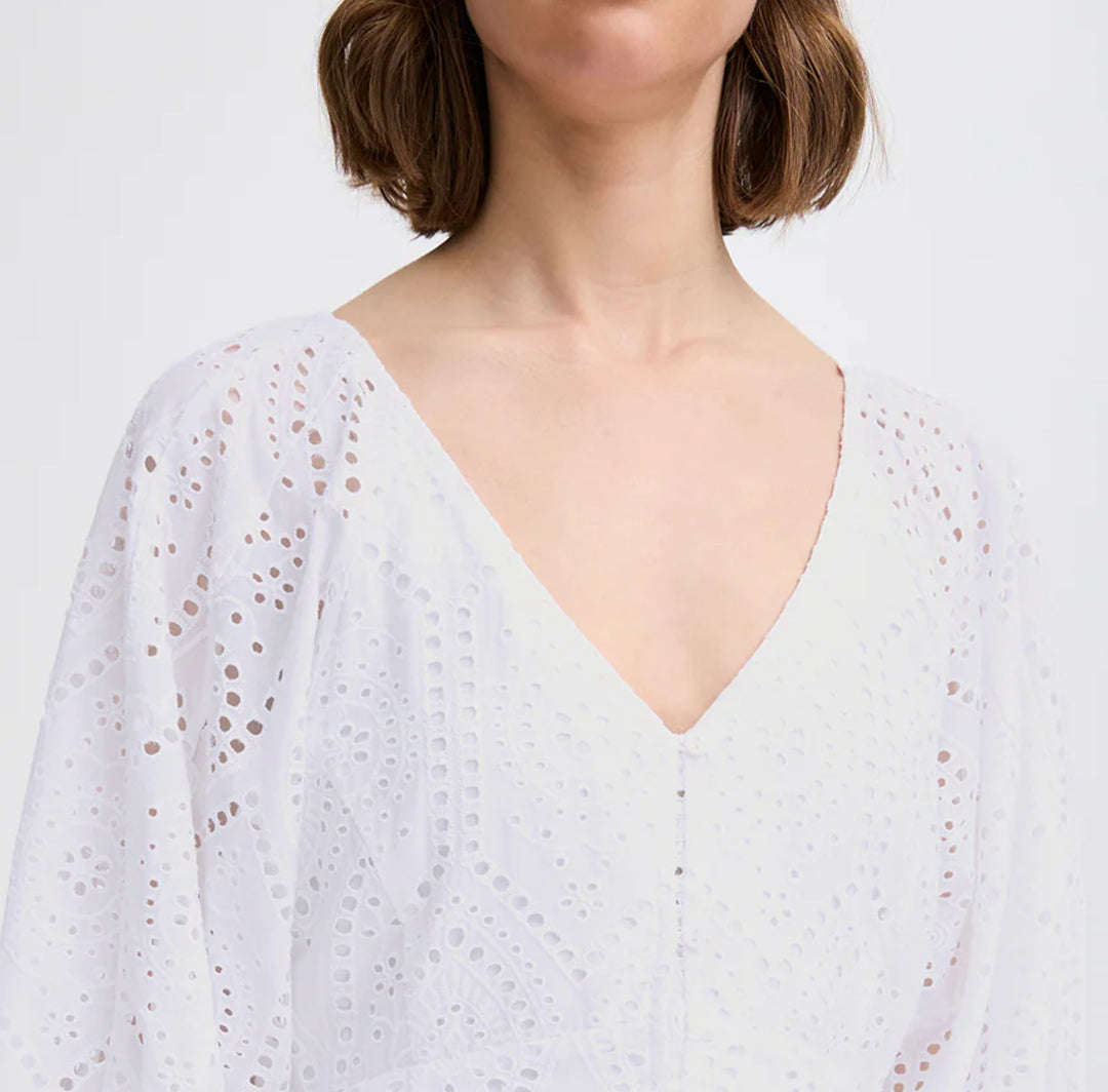 MALLIE DRESS MARSHMALLOW