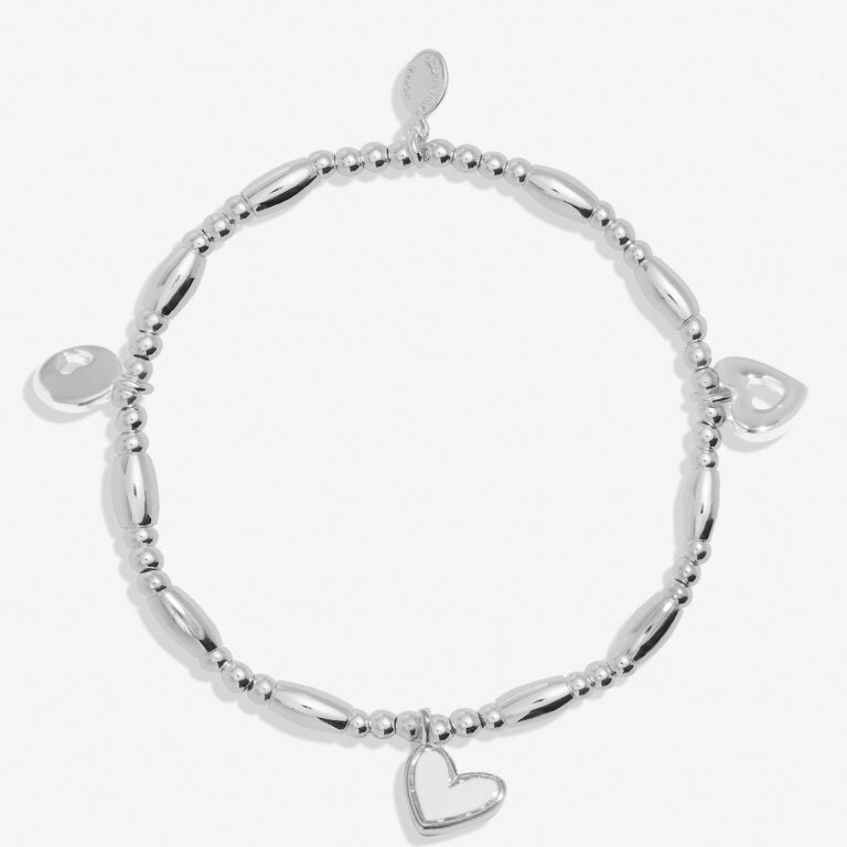 LIFES A CHARM 50TH BIRTHDAY SILVER PLATED BRACELET