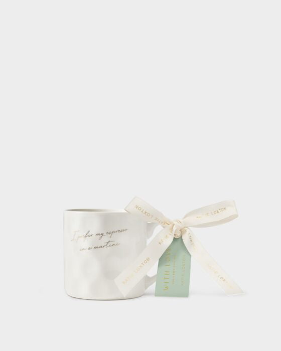 GIFT TAG MUG I PREFER MY ESPRESSO IN A MARTINI