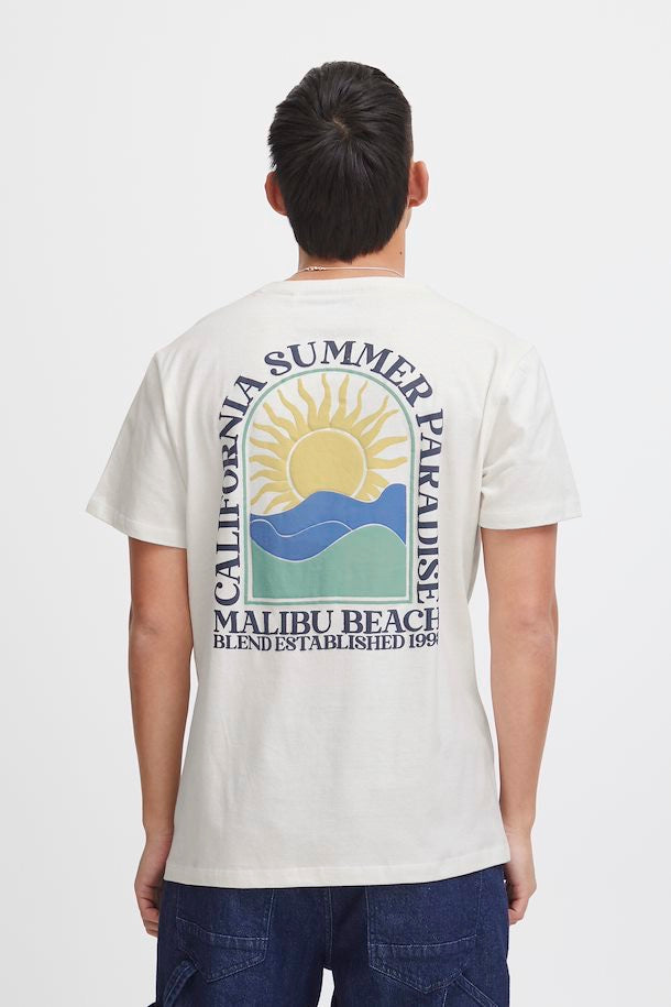 SNOW WHITE MALIBU BEACH T-SHIRT