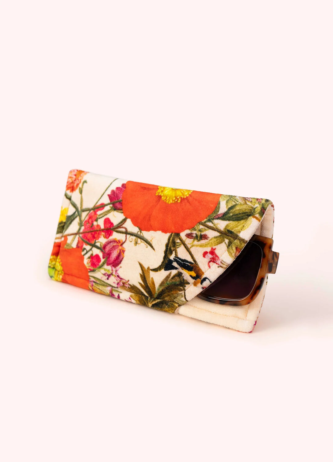 GLASSES CASE FINE FLOWERS