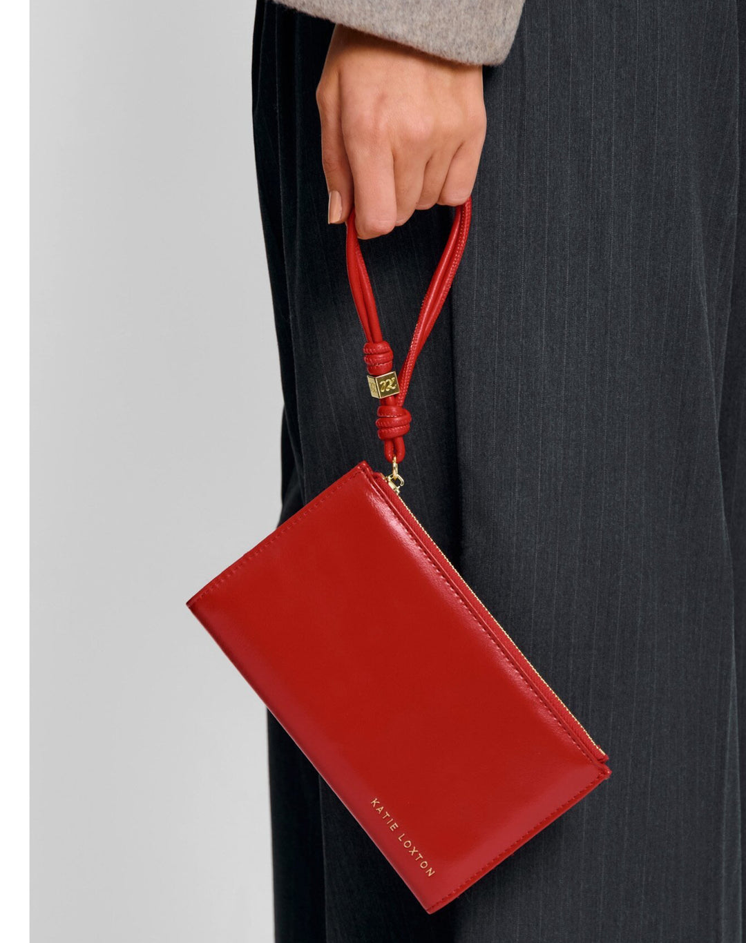 ARDEN LARGE BRAIDED WRISTLET PURSE