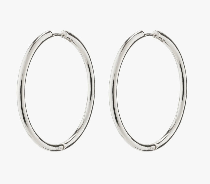 EANNA maxi hoops silver-plated