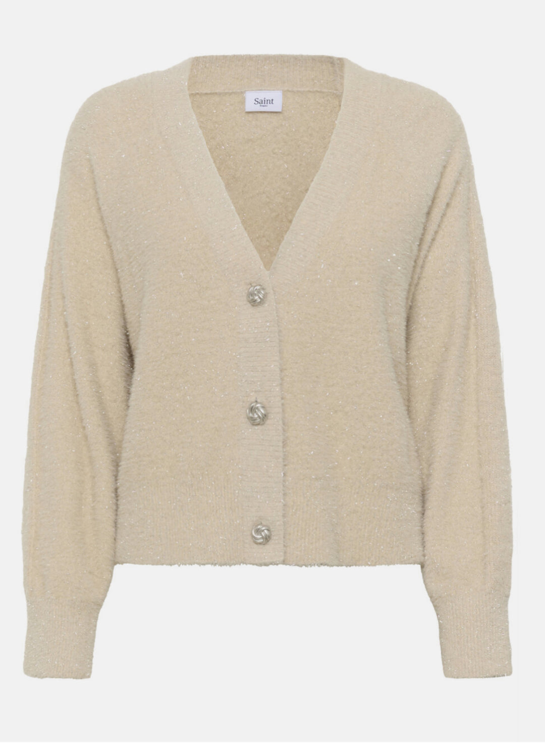 NUSHASZ CARDIGAN BLEACHED SAND